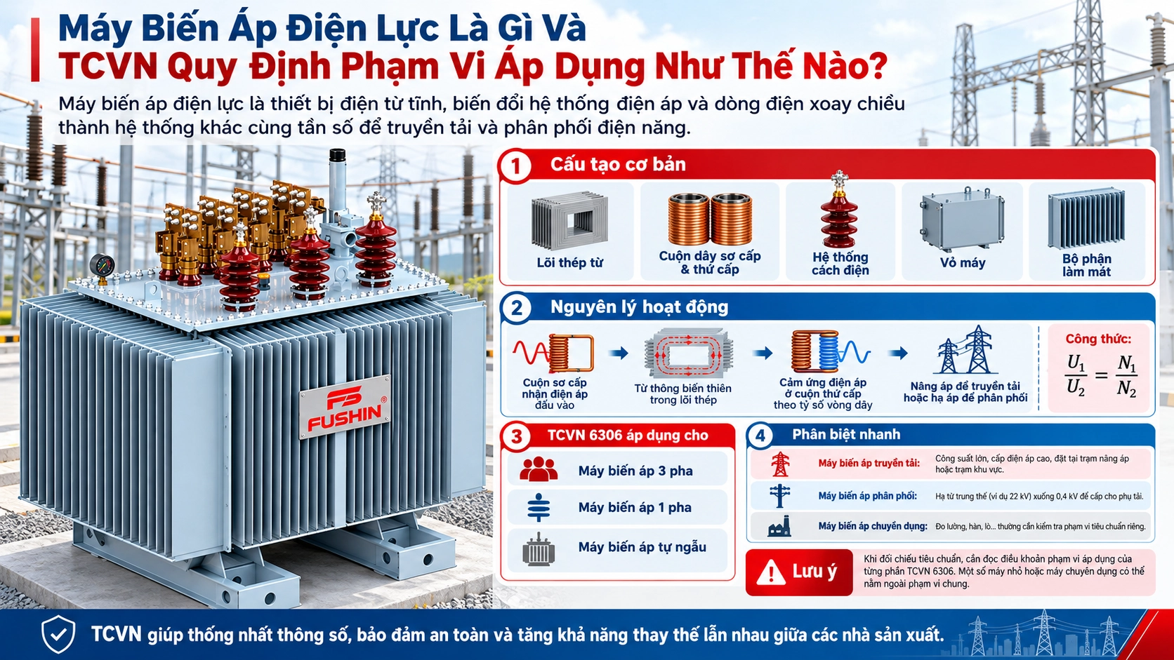 Tiêu chuẩn TCVN máy biến áp điện lực
