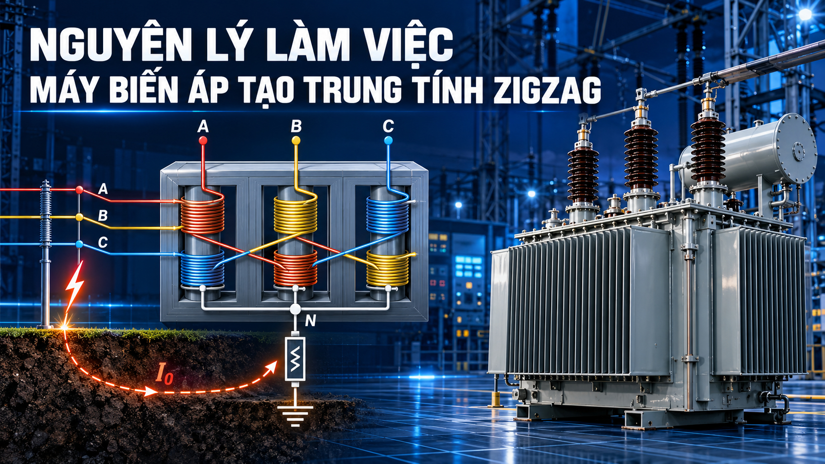 Nguyên Lý Làm Việc Của Máy Biến Áp Tạo Trung Tính Zigzag
