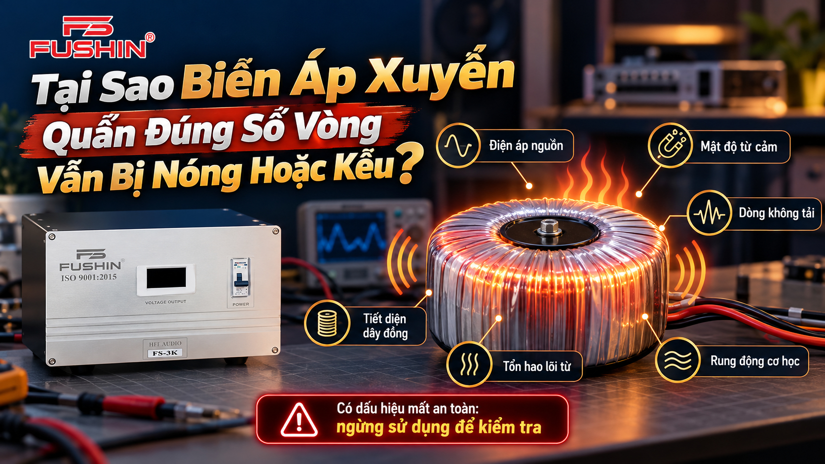 Tại Sao Biến Áp Xuyến Quấn Đúng Số Vòng Vẫn Bị Nóng Hoặc Kêu?