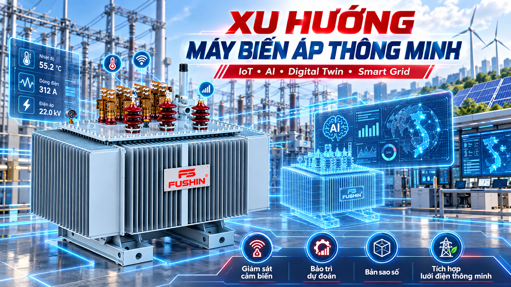Xu Hướng Phát Triển Máy Biến Áp Thông Minh (Smart Transformer) Trong Tương Lai